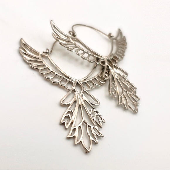 925 Silver FP Thunderbird Earrings - Picture 2 of 4